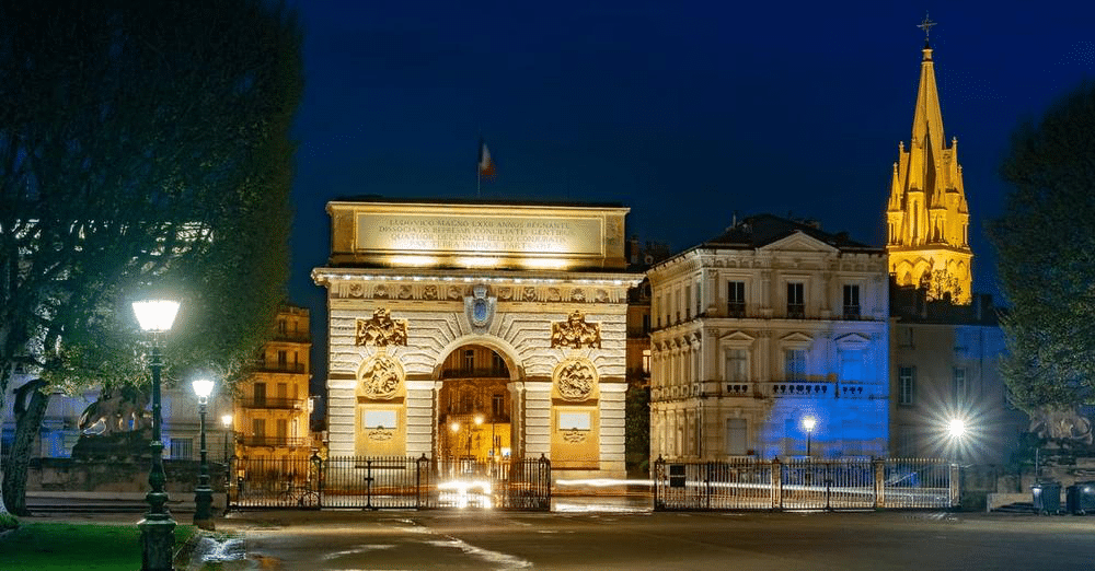 ville de Montpellier dans le Sud de la France, Méditerranée