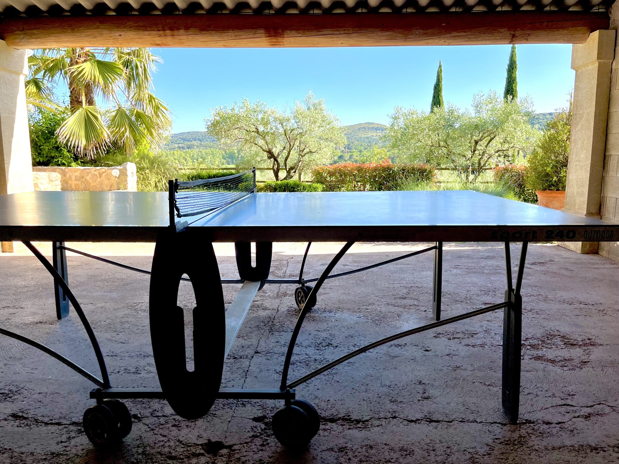 location d'une maison de prestige dans l'Hérault. Multiples activités dont le ping pong en plein air
